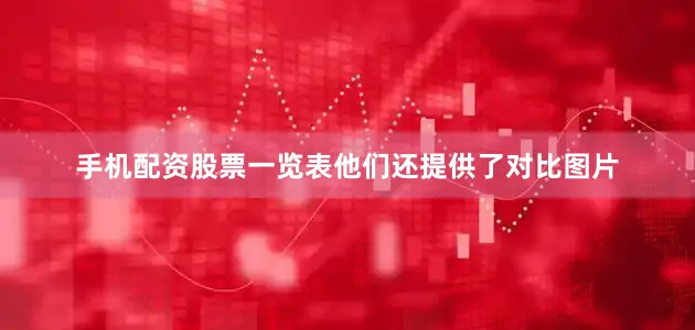 手机配资股票一览表他们还提供了对比图片